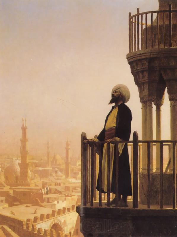 Jean Leon Gerome The Call to Prayer Norge oil painting art